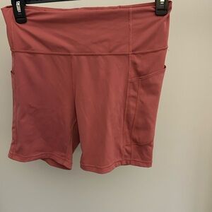 Athleta Rust colored Mid-Thigh Length Shorts